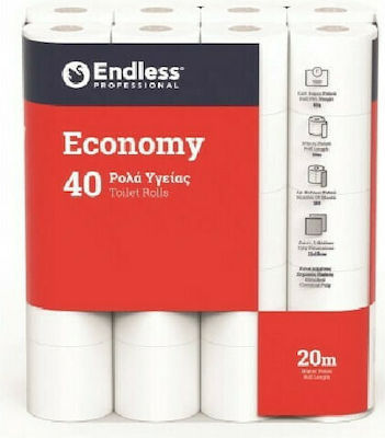 Endless Χαρτί Υγείας Economy 40 Ρολά 2 Φύλλων 70gr