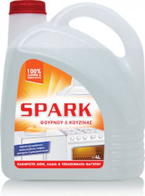 Spark Καθαριστικό Φούρνων Υγρό 4lt