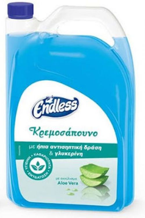 Endless Aloe Vera Κρεμοσάπουνο Ήπια Αντισηπτική Δράση 4000ml