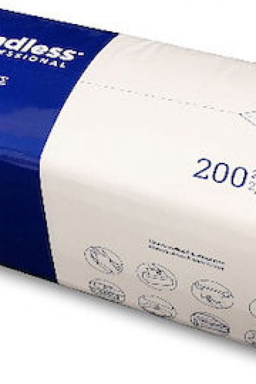 Χειροπετσέτες Ζικ Ζακ 2φυλλες 21x25cm 200τμχ Λευκές Endless